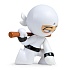 Фигурка ниндзя Вонь-Сан из серии Fart Ninjas, белый, 9 см.  - миниатюра №2